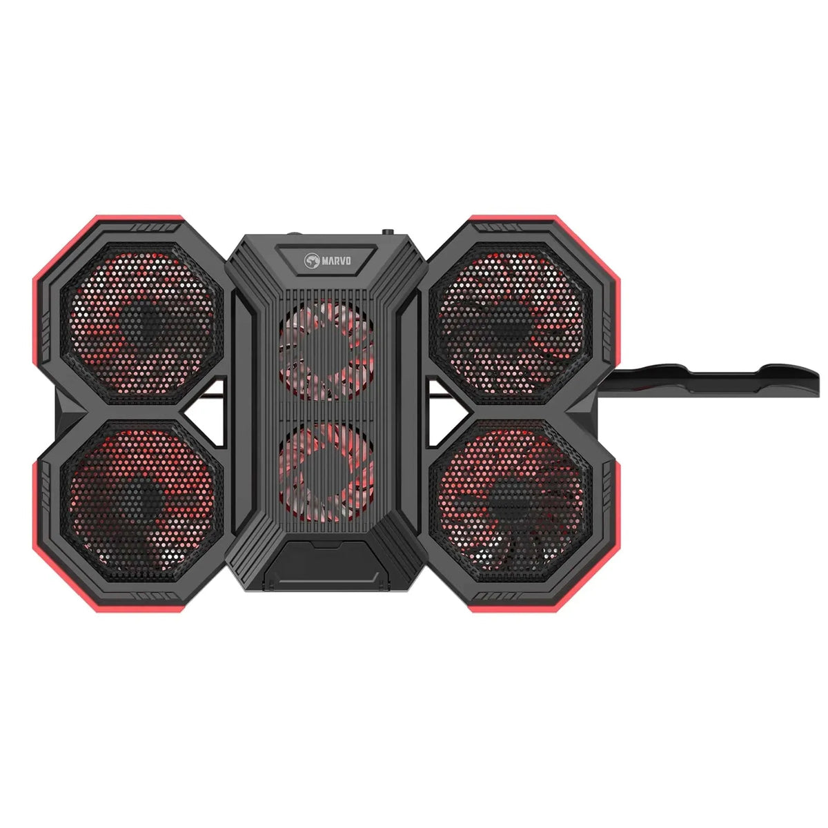 Marvo Scorpion FN-41 Atlas 60 USB Powered Six Fan Laptop Cooling Stand (Black)