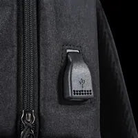 Marvo Scorpion Urbano 20 Black Waterproof 15.6 Inch Laptop Backpack with USB Charging Port (Black)