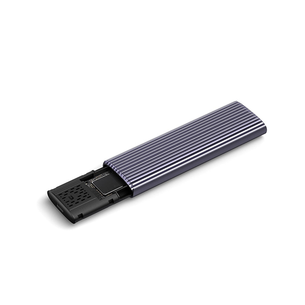 Netac M.2 NVMe/SATA External Enclosure, USB3.1, Aluminum, 10Gbps, USB C to C, USB C to A