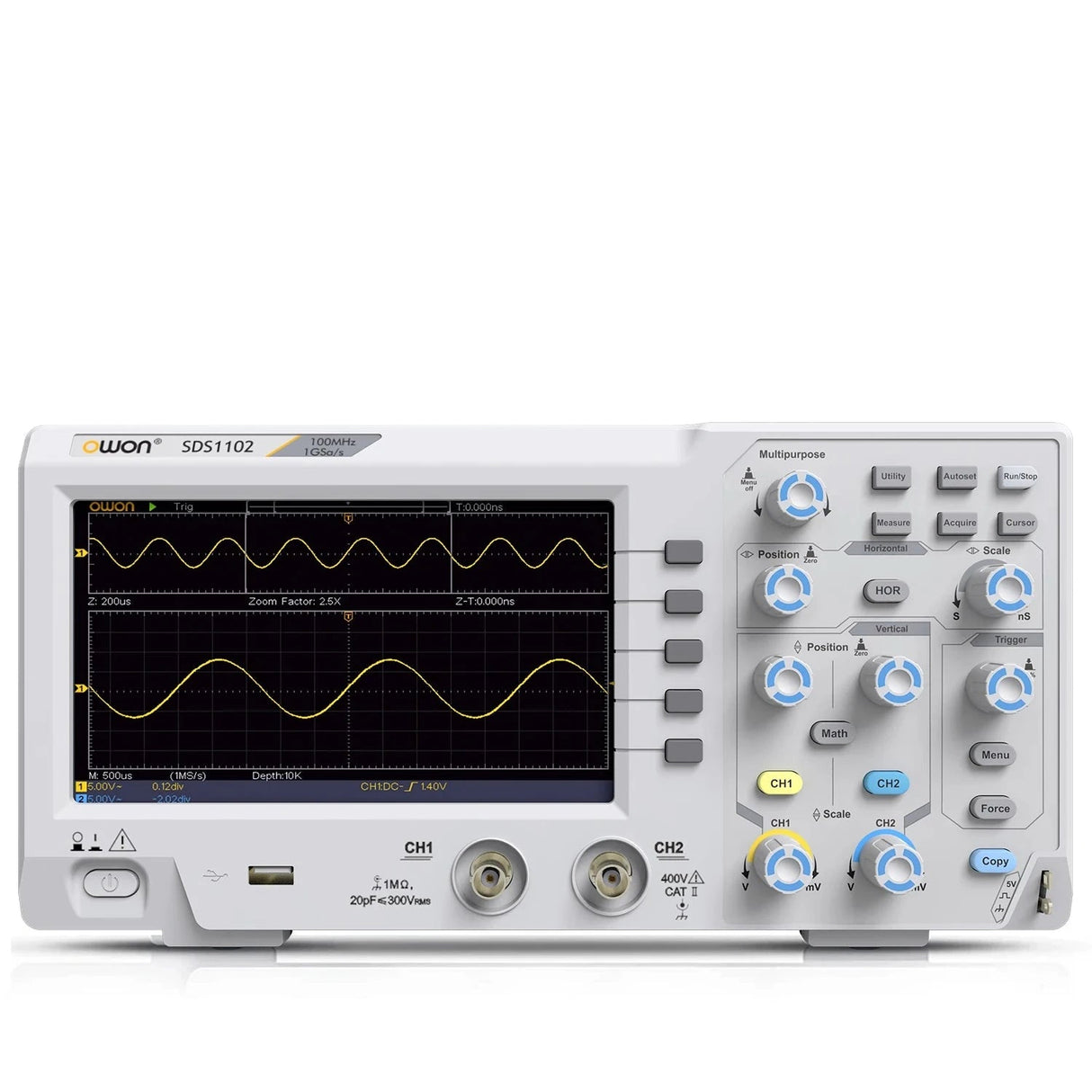 Owon SDS1102 Digital Oscilloscope