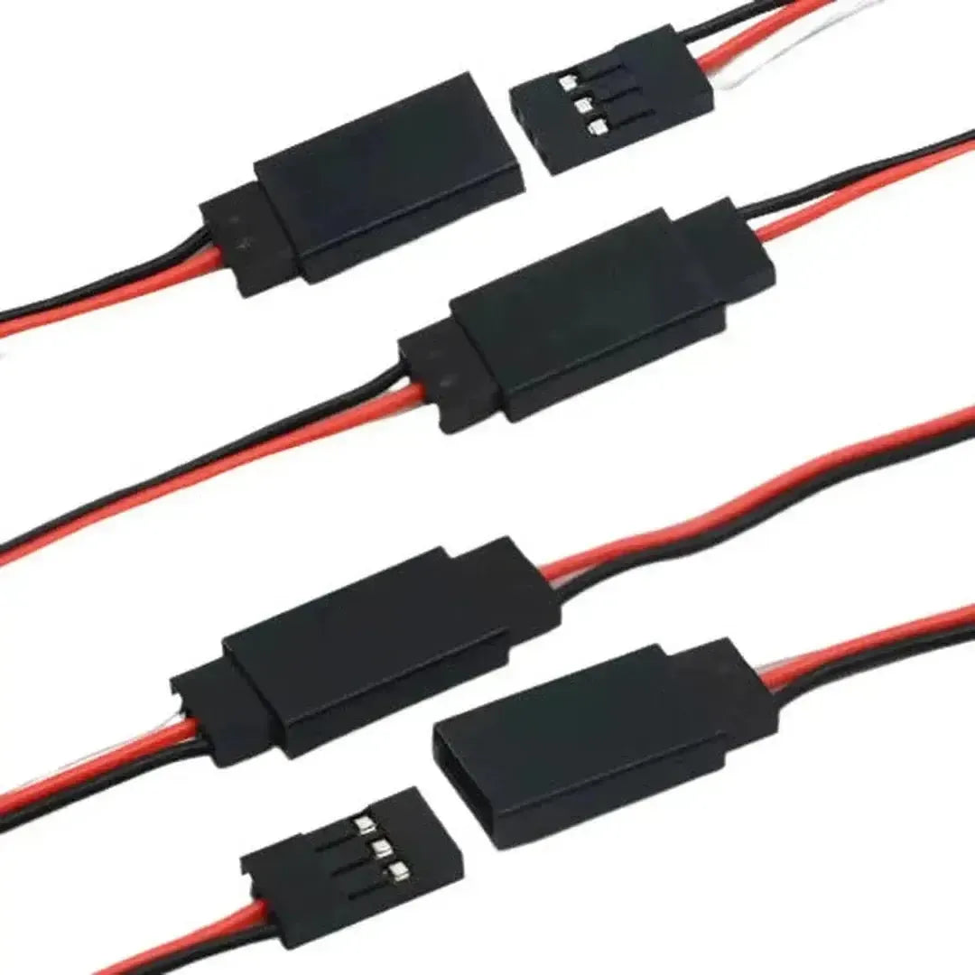 RC Servo Extension Cables – Multiple Lengths – Perfect For RC Cars, Boats, Planes – All Scales