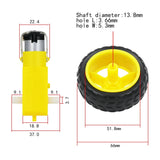 Robot Wheel And Motor Set