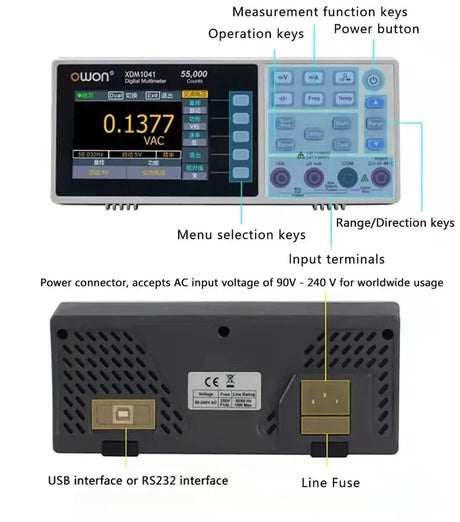 XDM1041 Digital Multimeter 1 2 3 4