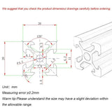 2020 V-slot Aluminium Extrusion Black 1 2 3