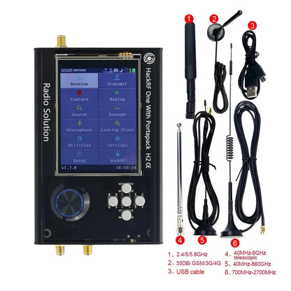 HackRF One Portapack with Antenna Kit 1 2 3 4 5 6