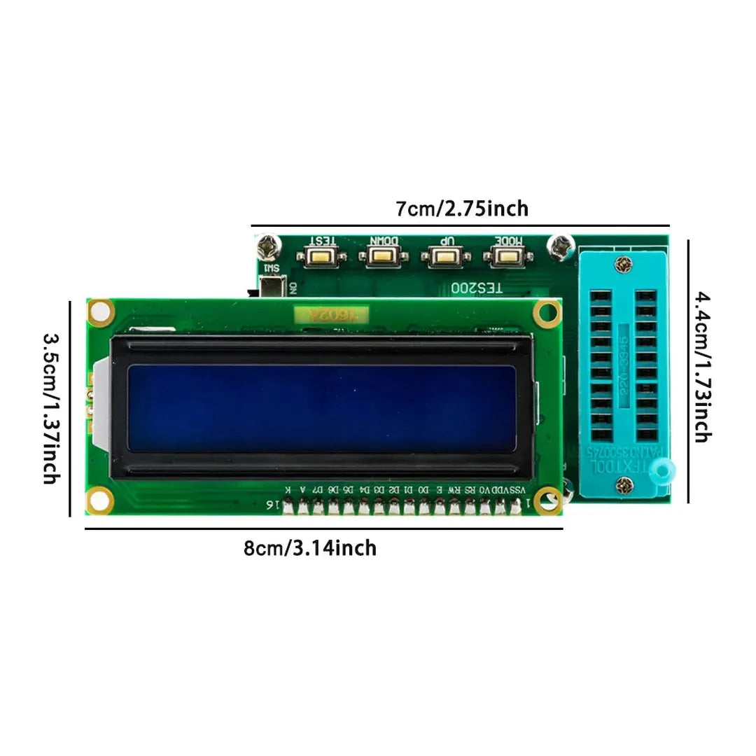 TES200 74/40 Series Logic IC Tester 1 2 3 4