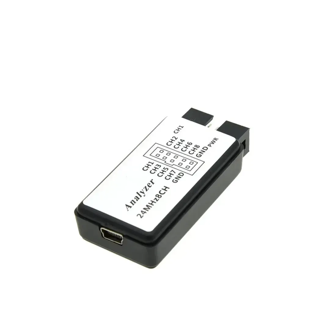 USB logic analyzer 24M sampling 8 channels 1 2 3 4 5