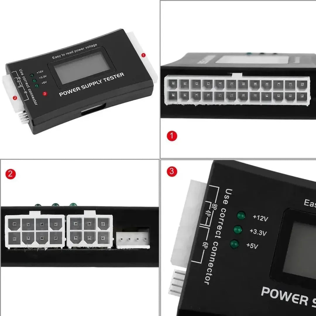 ATX PC Computer Power Supply Tester 1 2 3