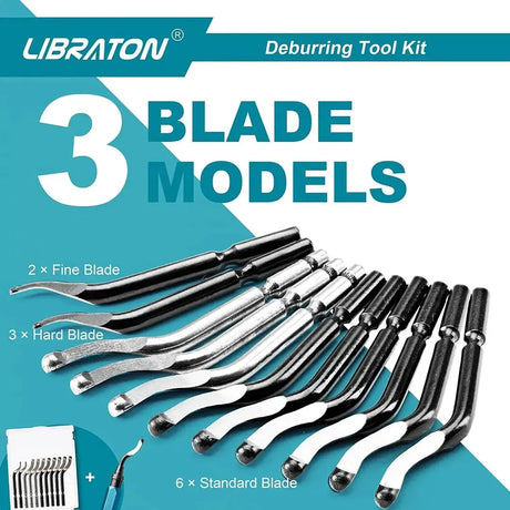 Deburring Tool with 11 Blades 1 2 3 4