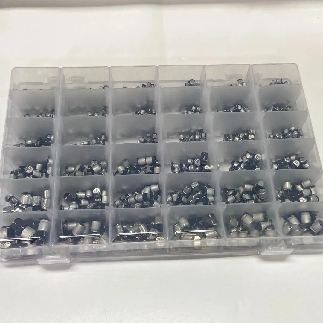 1500PCS SMD Chip Aluminium Electrolytic Capacitor Kit 1 2 3 4