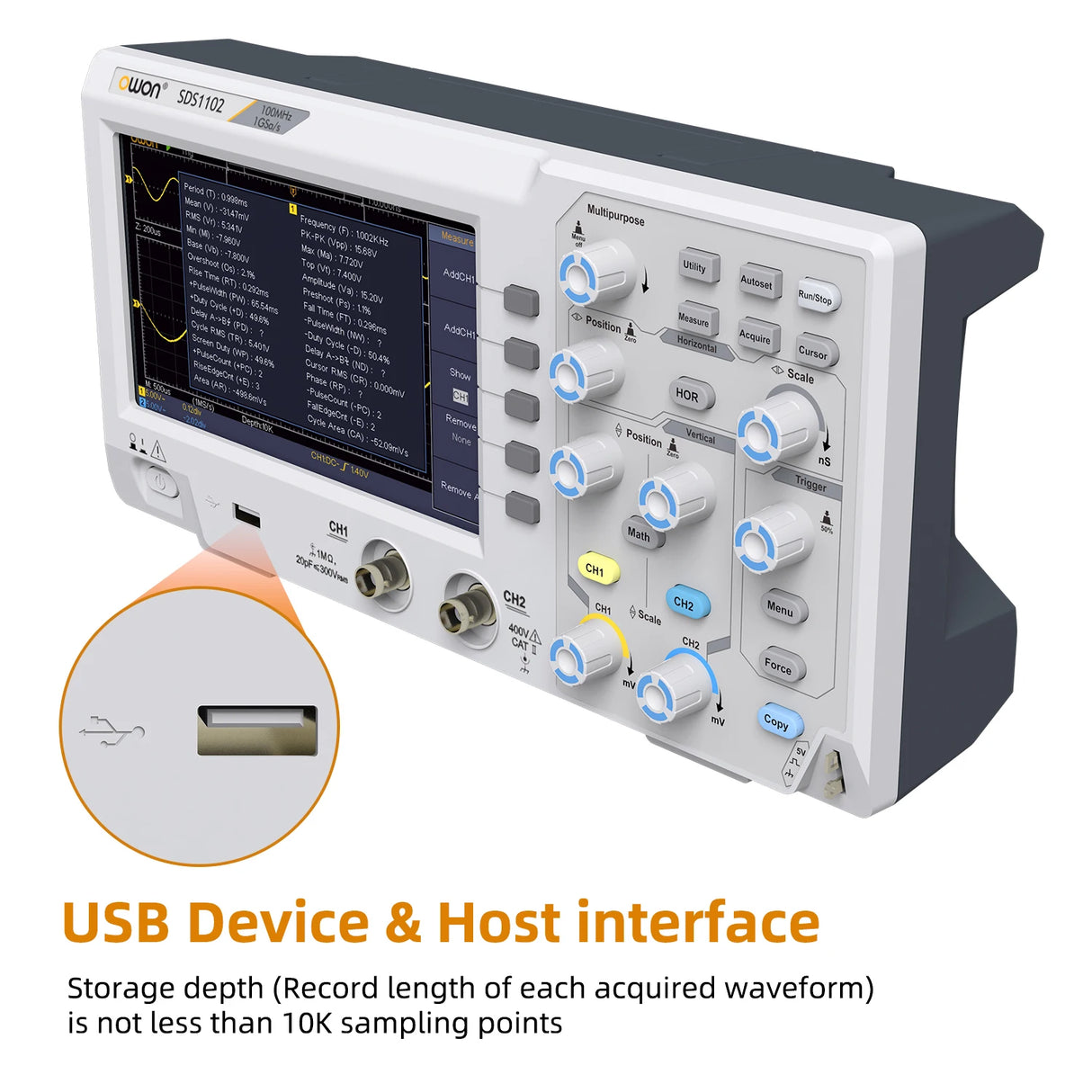 Owon SDS1102 Digitaloszilloskop