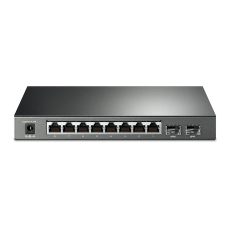 TP-Link JetStream TL-SG2210P 10-Port Metal Gigabit Smart Switch with 8-Port PoE+ (61W)