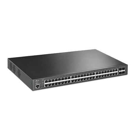 TP-Link TL-SG3452XP 48-Port L2+ Managed GbE PoE+ Access Switch w/ 4 x 10G SFP+ Ports & 3-Year Omada Hosted Cloud Controller