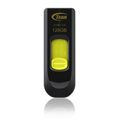 Team C145 128GB USB 3.0 Yellow USB Flash Drive