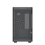 TecWare Fusion 3 mATX Compact PC Case, High Airflow SFF Chassis, 3 Fans Included, Top-Mount ATX/SFX PSU Support, USB-C, Supports 280mm GPU & Dual Radiators, Black