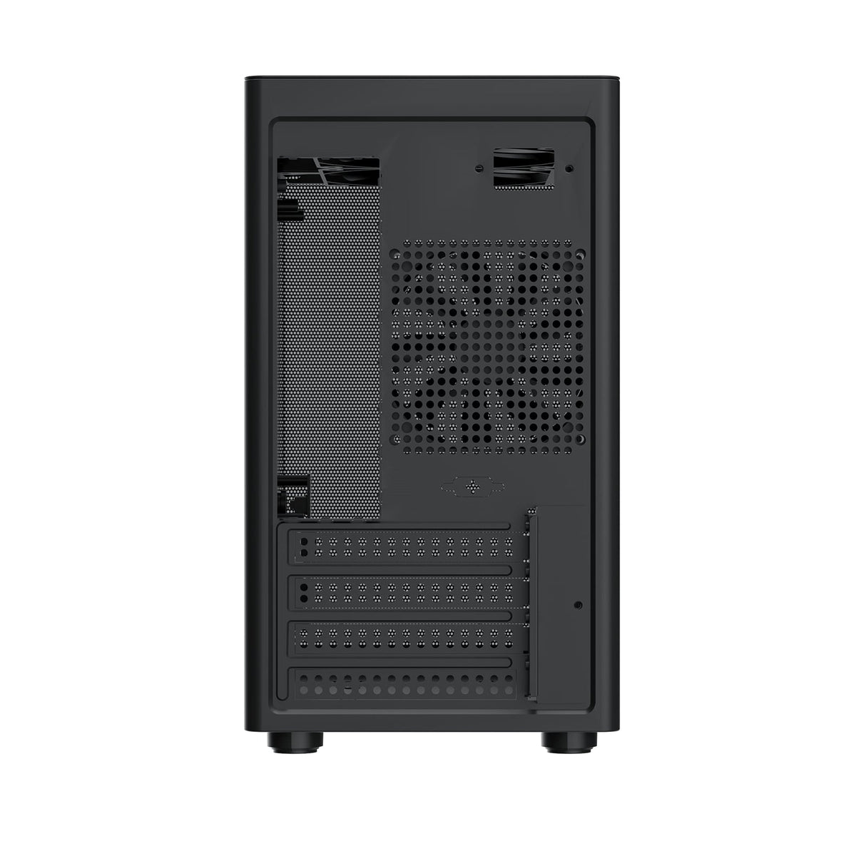 TecWare Fusion 3 mATX Compact PC Case, High Airflow SFF Chassis, 3 Fans Included, Top-Mount ATX/SFX PSU Support, USB-C, Supports 280mm GPU & Dual Radiators, Black