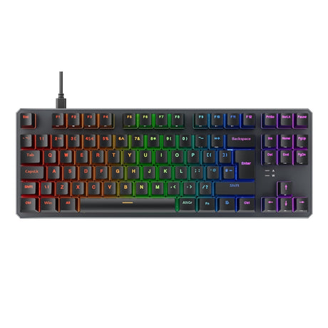Tecware Phantom+ 80% TKL RGB Mechanical Gaming Keyboard with Wraith Red Switches Black