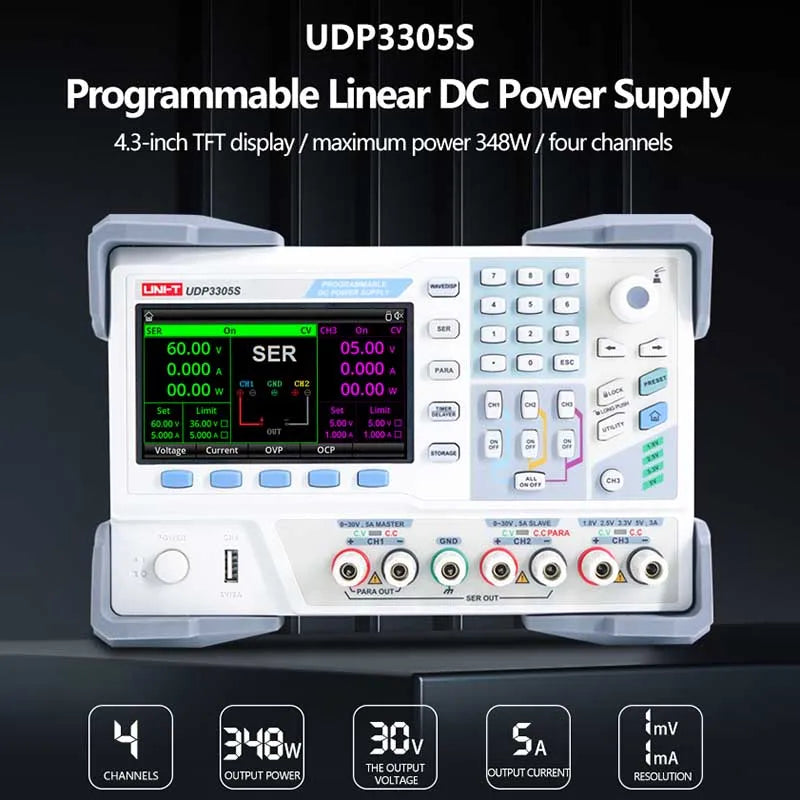 UNI-T UDP3305 Programmable Adjustable DC Power Supply