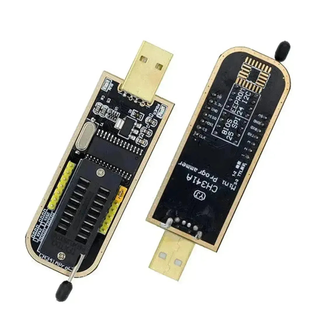 CH341A Programmer With EEPROM Test Clip & SOP8 Converter Module – Flash BIOS