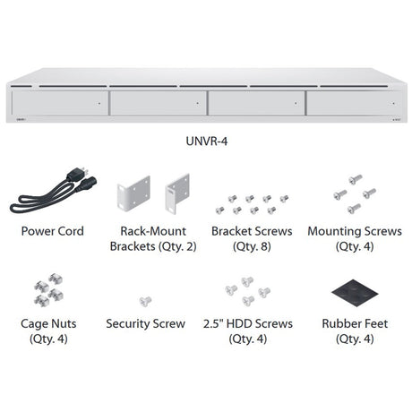 Ubiquiti UNVR UniFi Protect 4 Bay Network Video Recorder