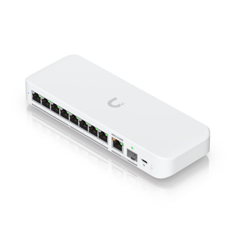 Ubiquiti USW-FLEX-2.5G-8 UniFi Flex 2.5G Ultra Compact 8 Port POE/USB-C Powered Managed Switch