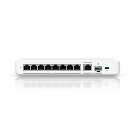 Ubiquiti USW-FLEX-2.5G-8 UniFi Flex 2.5G Ultra Compact 8 Port POE/USB-C Powered Managed Switch
