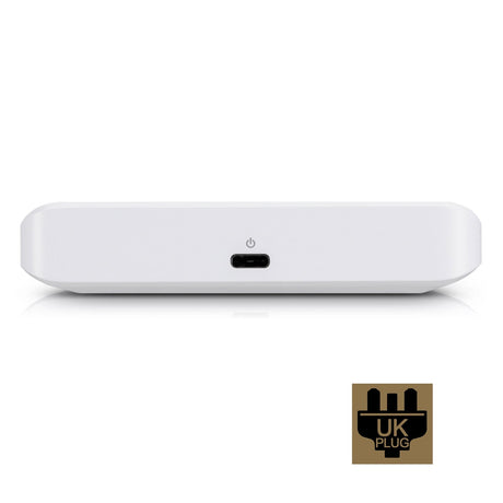 Ubiquiti USW-FLEX-MINI UniFi USW Flex Mini 5 Port Smart Managed POE/USB C Powered Gigabit Network Switch (UK Plug)