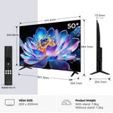 TCL 50V6D-UK TV 127 cm (50") 4K Ultra HD Smart TV Wi-Fi Black 260 cd/m²