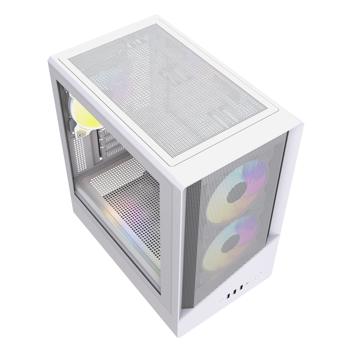 VIDA SPIRE M MATX WHITE GAMING CASE Micro Tower