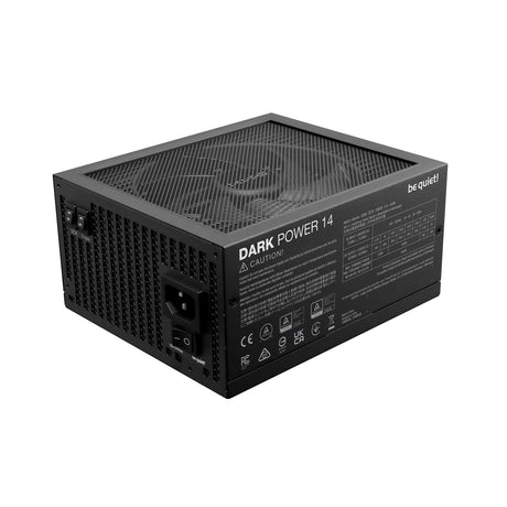 be quiet! DARK POWER 14, 850W, 80 PLUS certified and Cybenetics efficiency, ATX 3.1 compliant, PCIe 5.1 compatible, backed by a 10-year manufacturer's warranty.