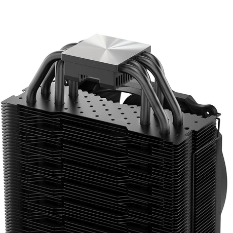 be quiet! Dark Rock Slim Fan CPU Cooler, Universal Socket, Silent Wings 3 120mm PWM Black Cooling Fan, 1500RPM, 4 Heat Pipes, 180W TDP, Compact Construction to Stop Blocking Memory Slots, Intel LGA 1700 & AMD AM5 Compatible