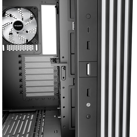be-quiet! Light Base 600 LX, Black, Midi-Tower ATX Case, Massive ARGB LED Strip, Full Windowed Design, 4x Light Wings LX 120mm PWM fans included