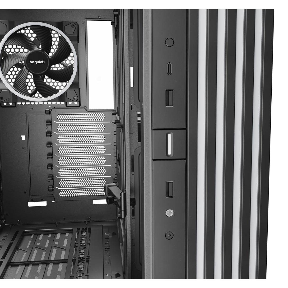 be-quiet! Light Base 900 FX, Black, Full Tower E-ATX Case, Massive ARGB LED Strip, Full Windowed Design, 4 Light Wings 140mm PWM fans included