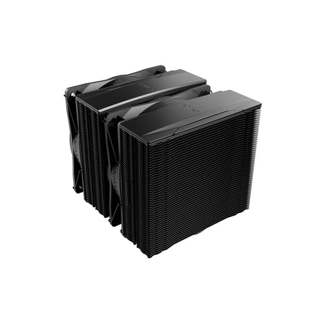 be quiet! Pure Rock Pro 3 CPU Cooler, Black, Universal Socket, 2 x Pure Wings Fans, 2000RPM, only 34.8dB(A) at maximum fan speed, 250W TDP, 3-year manufacturer's warranty