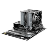 be quiet! Pure Rock Pro 3 CPU Cooler, Universal Socket, 2 x Pure Wings Fans, 2000RPM, only 34.8dB(A) at maximum fan speed, 250W TDP, 3-year manufacturer's warranty