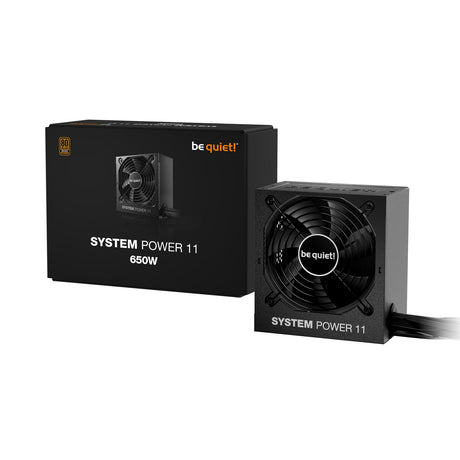 be quiet! System Power 11 650W is ATX 3.1 compliant and PCIe 5.1 compatible, 5-year manufacturer's warranty