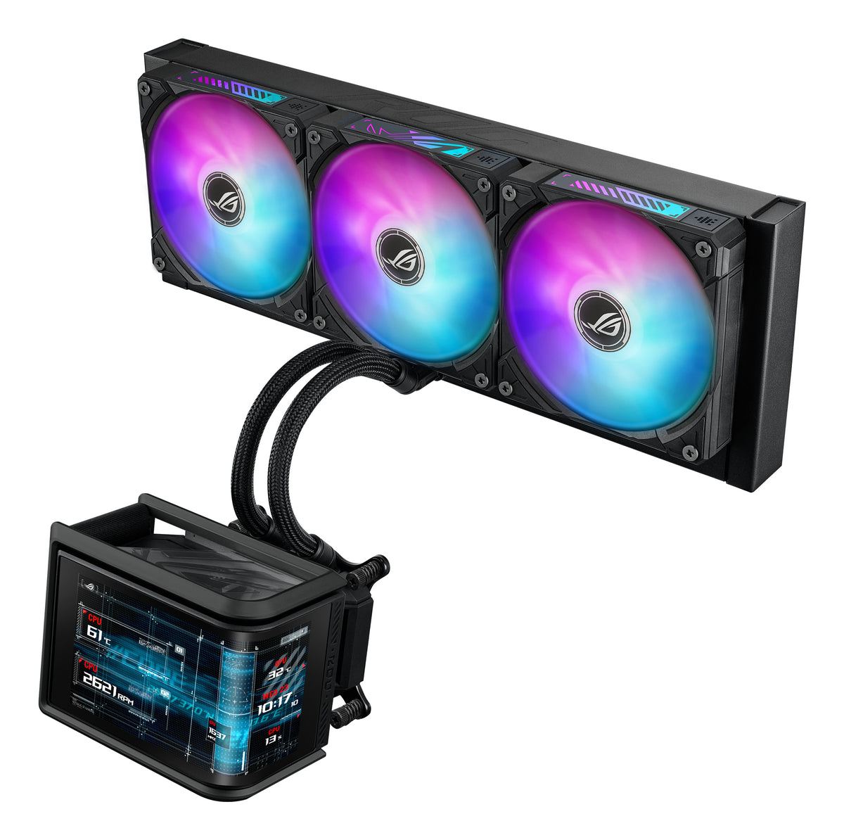 ASUS ROG Ryuo IV SLC 360 ARGB Processor All-in-one liquid cooler 12 cm Black