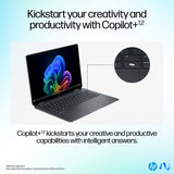HP OmniBook Ultra Flip 14-fh0006na Copilot+ PC Intel Core Ultra 7 256V Hybrid (2-in-1) 35.6 cm (14") Touchscreen 3K 16 GB LPDDR5x-SDRAM 1 TB SSD Wi-Fi 7 (802.11be) Windows 11 Home Black, Grey