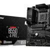 MSI B550-A PRO motherboard AMD B550 Socket AM4 ATX