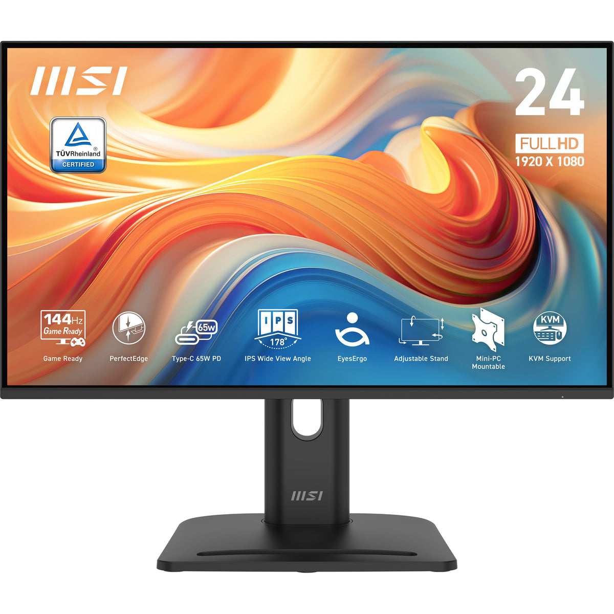 MSI Pro MP245PHG E14 computer monitor 60.5 cm (23.8") 1920 x 1080 pixels Full HD LCD Black