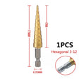 HSS Step Drill Bit 1 2 3